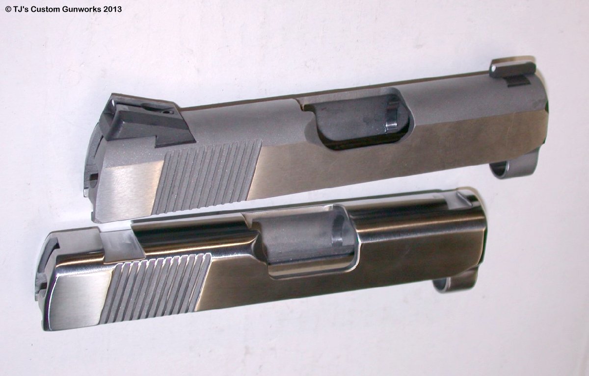 Pair Of Full Custom Colt Defender Lightweight - BEFORE photos