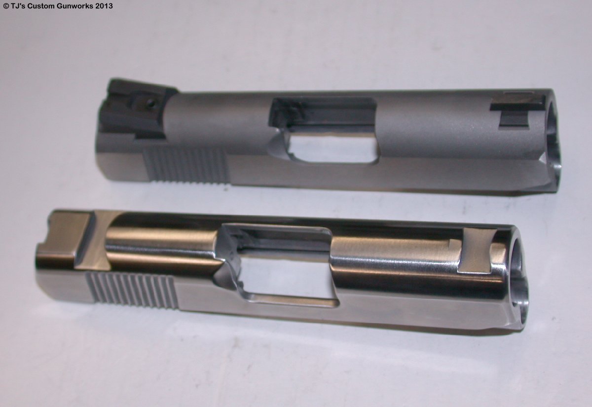 Pair Of Full Custom Colt Defender Lightweight - BEFORE photos