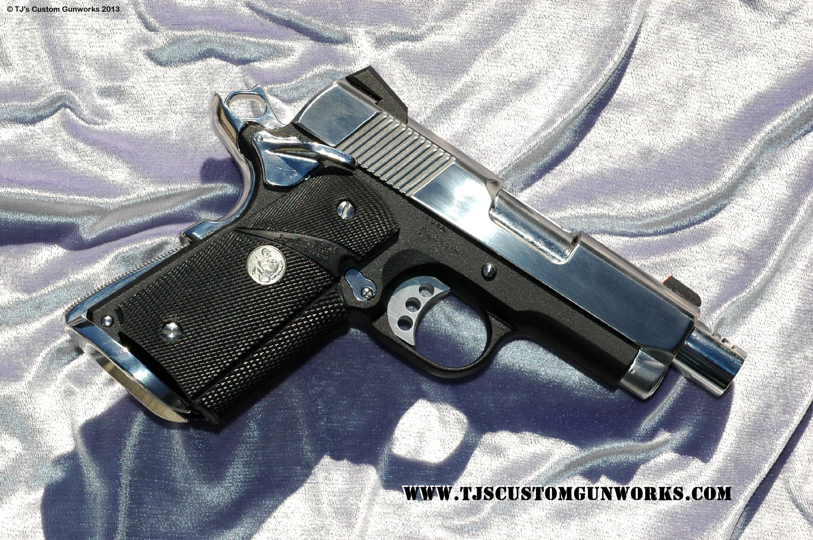 Pair Of Full Custom Colt Defender Lightweight Two-Tone .45s