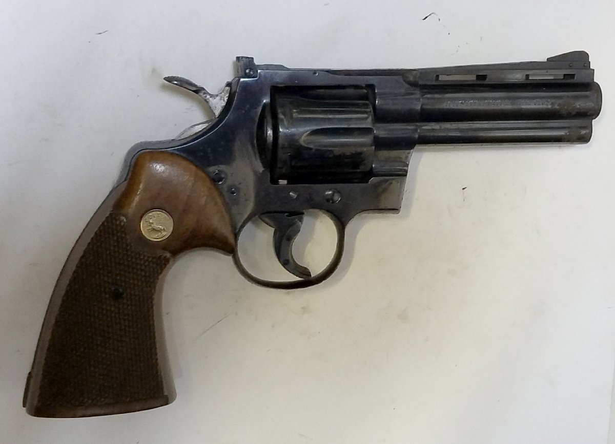 Rusted Colt Python BEFORE Black Teflon
