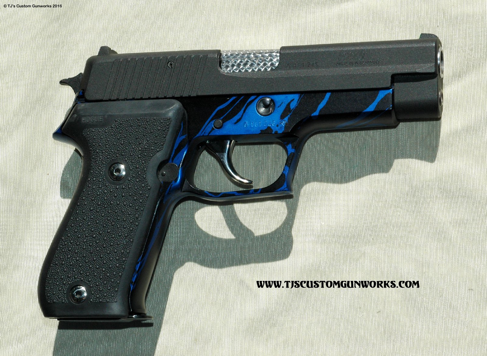 Custom Black & Blue German Sig Sauer P220 .45