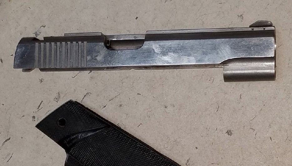 Custom Detonics Scoremaster .45 Comp Gun BEFORE