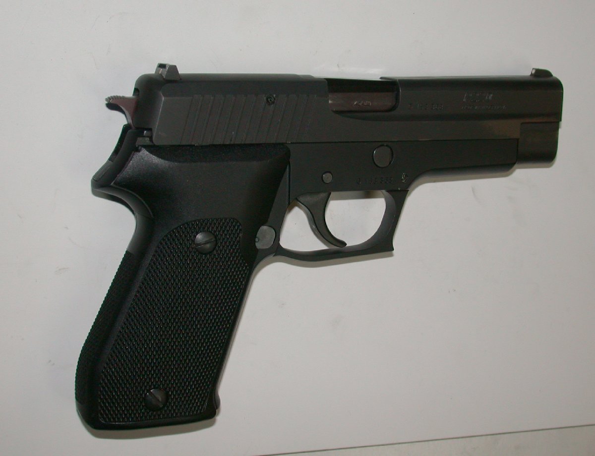 Extreme Custom Blue & Chrome Sig Sauer German P220 With Compensator