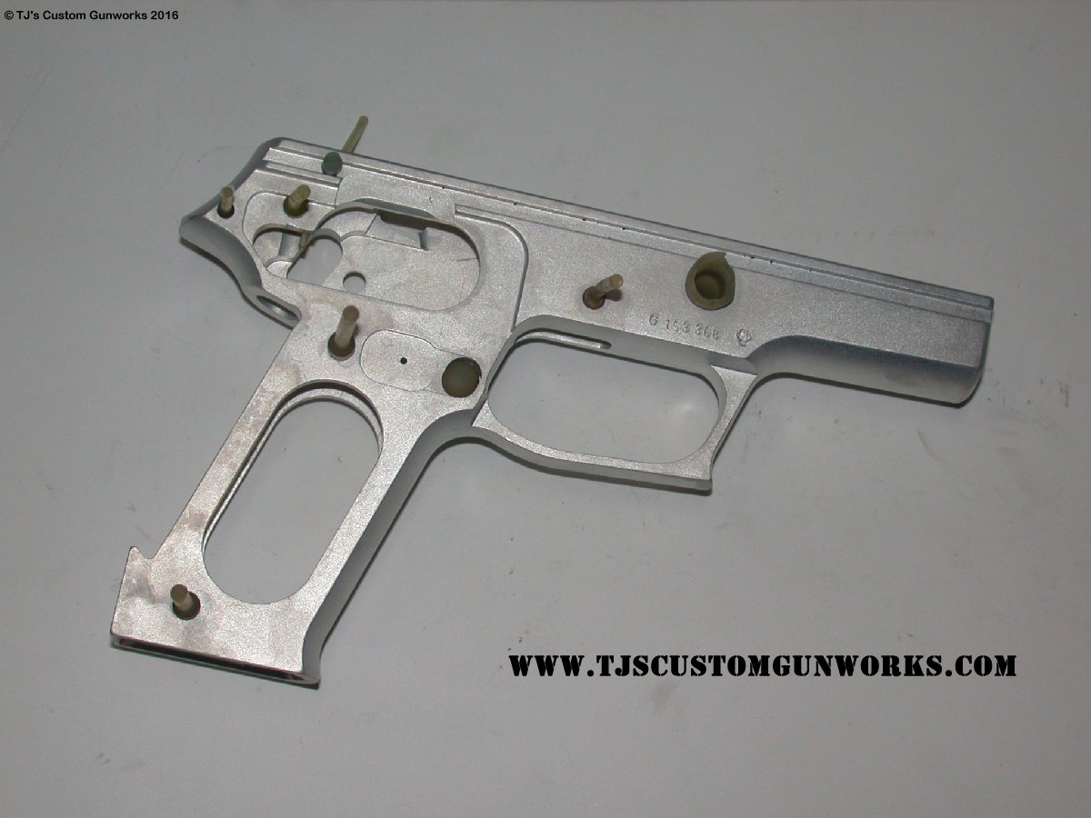 Extreme Custom Blue & Chrome Sig Sauer German P220 With Compensator