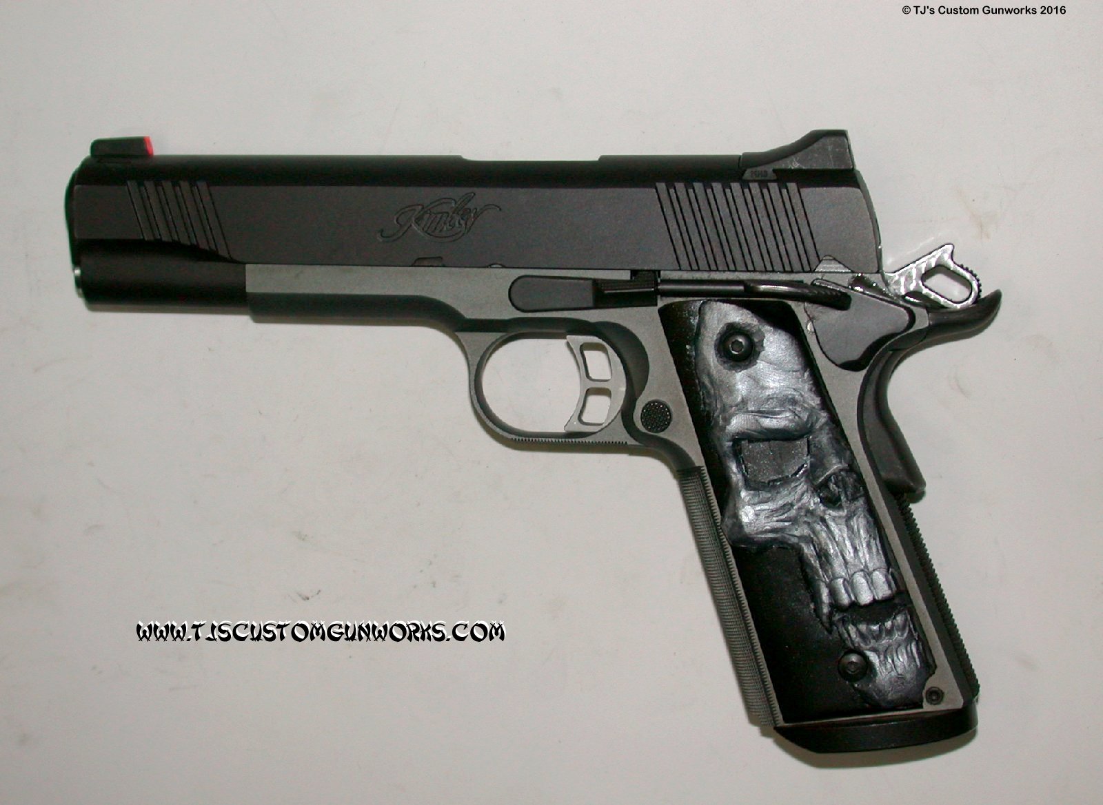 Jewelled Kimber Tactical Custom II Skull