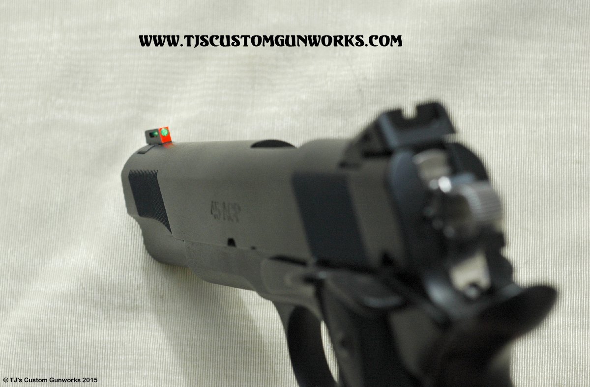 Custom Black Duracoat & Jewelled Les Baer 1911 .45ACP