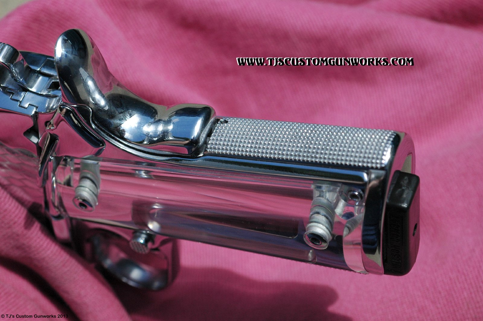 Full Custom Mirror Polished HardChrome S&W 1911