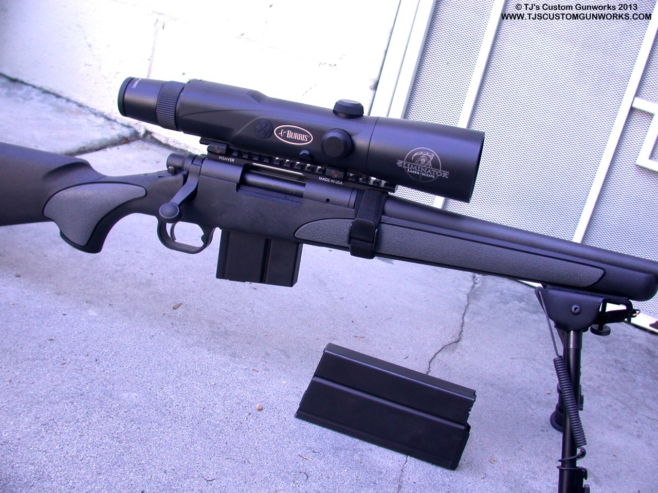 Remington 700 Synthetic With Burris Eliminator Laser Scope