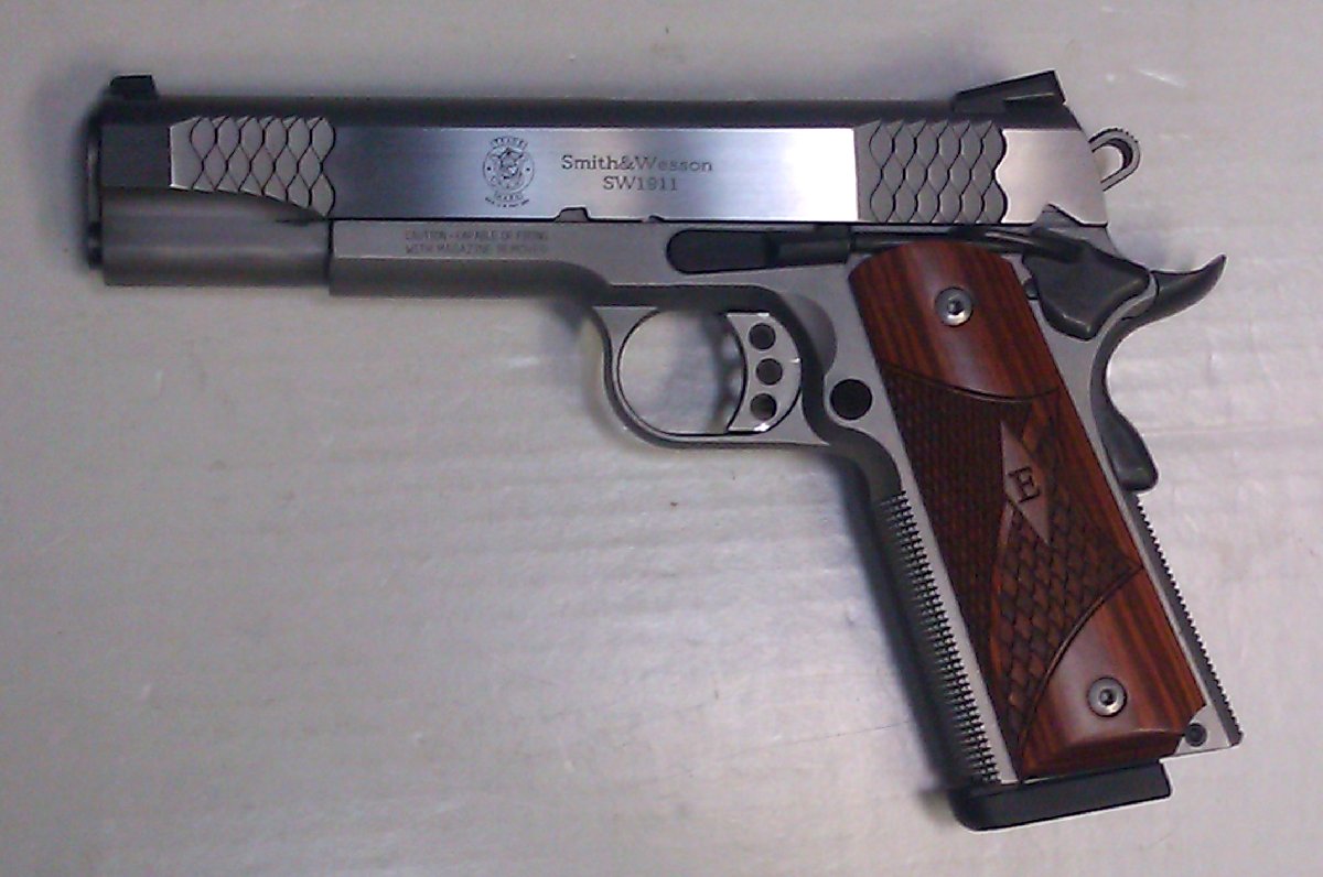 Full Custom Mirror Polished HardChrome S&W 1911
