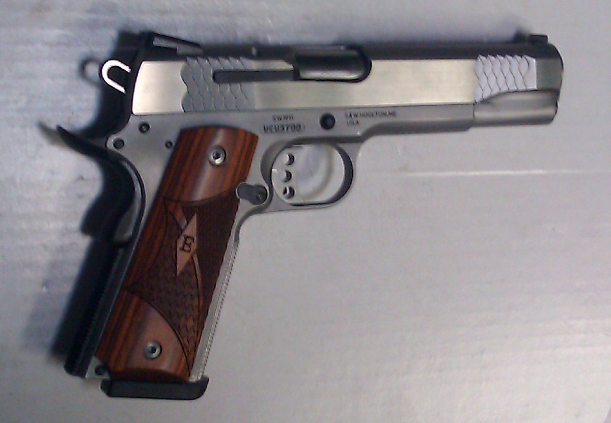 Full Custom Mirror Polished HardChrome S&W 1911