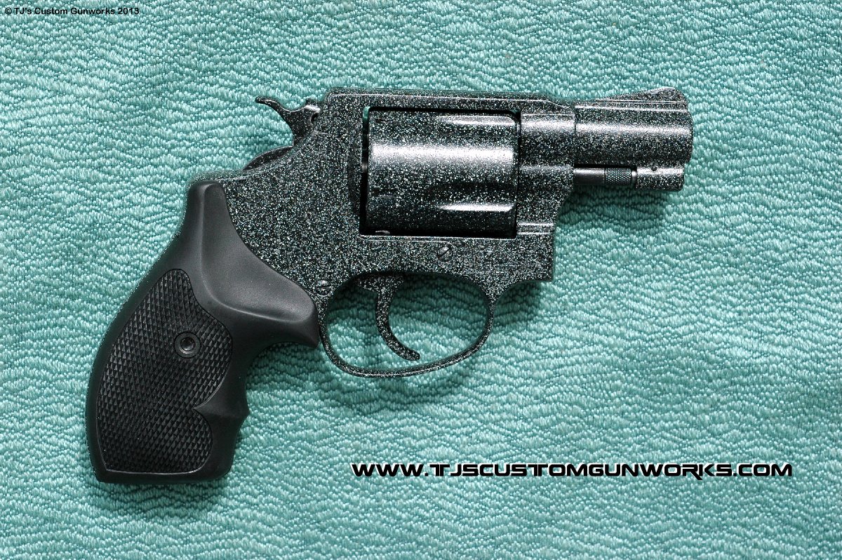 Smith & Wesson Model 36 Granite Speckled Duracoat Restoration