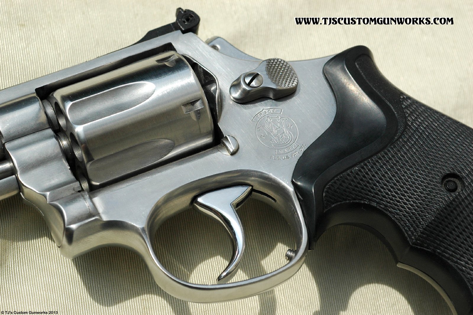 S&W Model 66 Snubby Custom Carry Melted