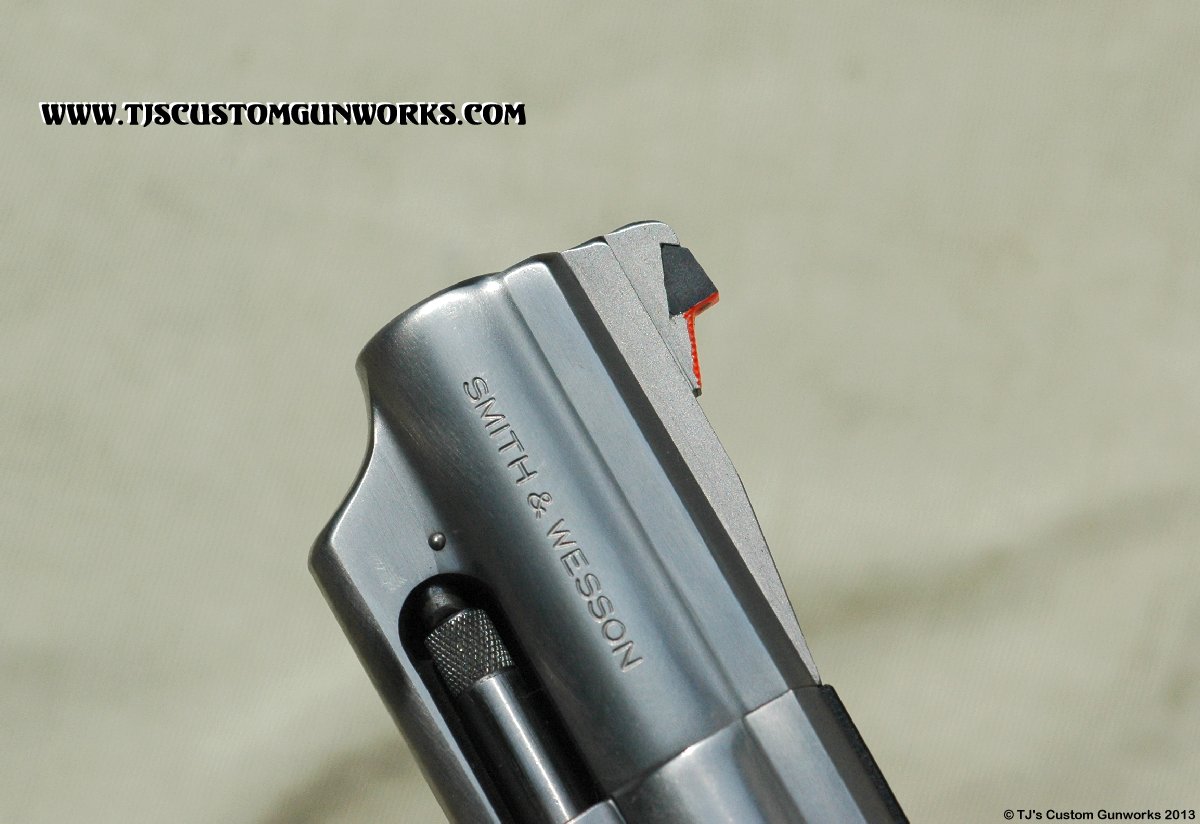 S&W Model 66 Snubby Custom Carry Melted