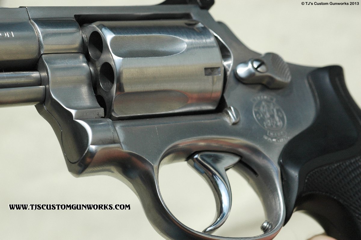 S&W Model 66 Snubby Custom Carry Melted