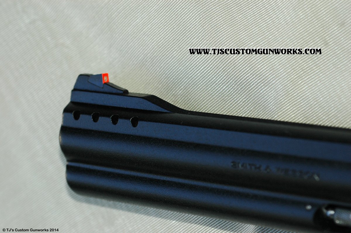 Custom Black Teflon S&W Model 686 Combat Revolver