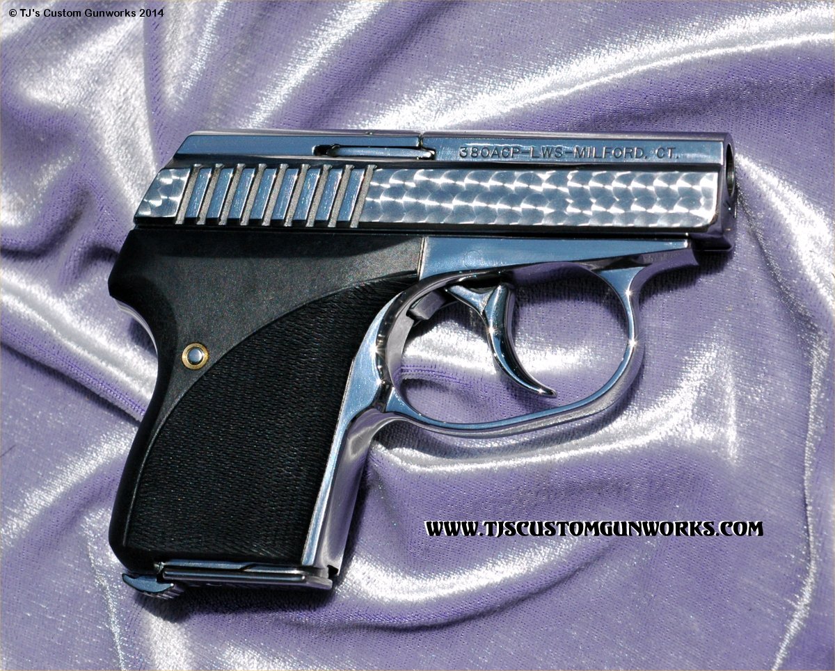 Custom LWS Seecamp .380ACP Melted - Jewelled - Mirror Polished