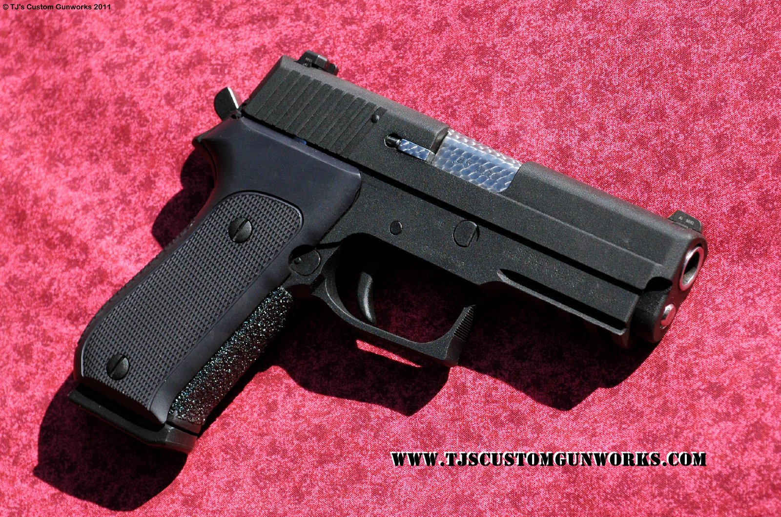 Custom Black Teflon P220C Compact .45
