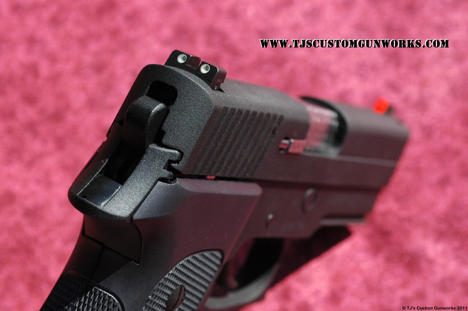 Custom Black Teflon P220C Compact .45