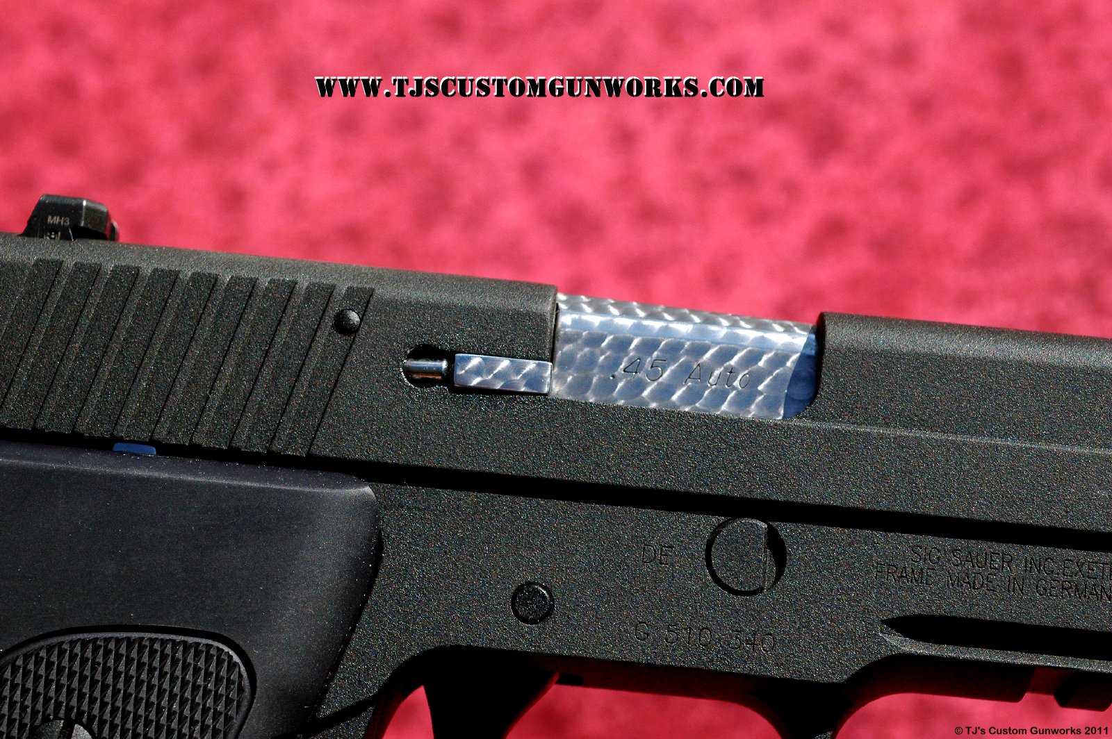 Custom Black Teflon P220C Compact .45