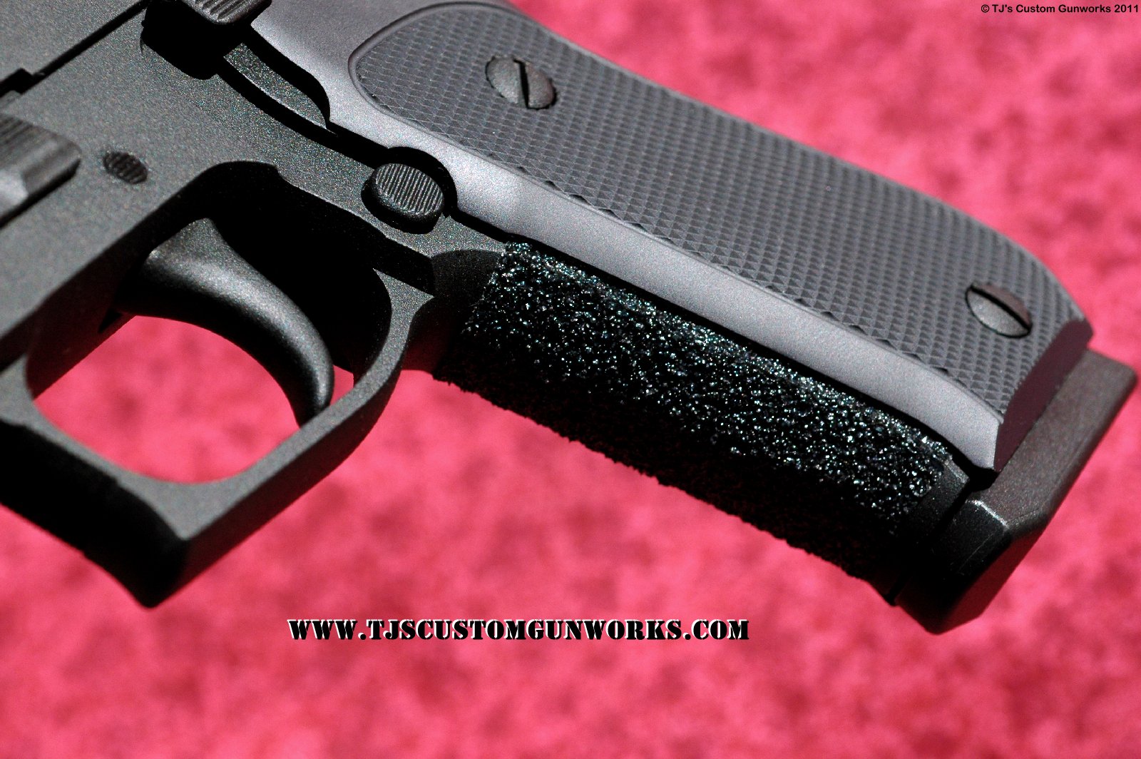 Custom Black Teflon P220C Compact .45