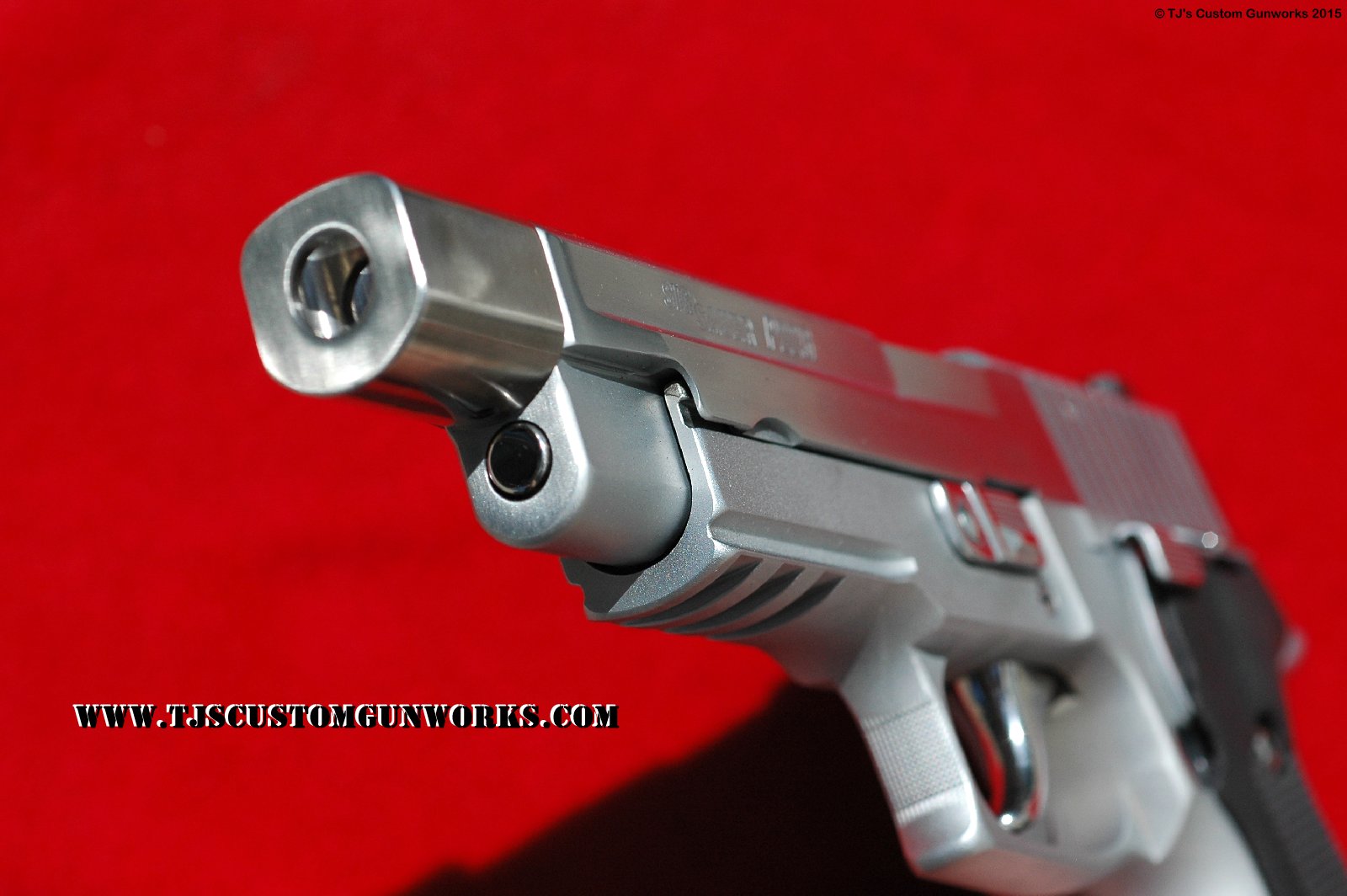 Custom All Chrome Sig Sauer Match P226R Elite With Compensator