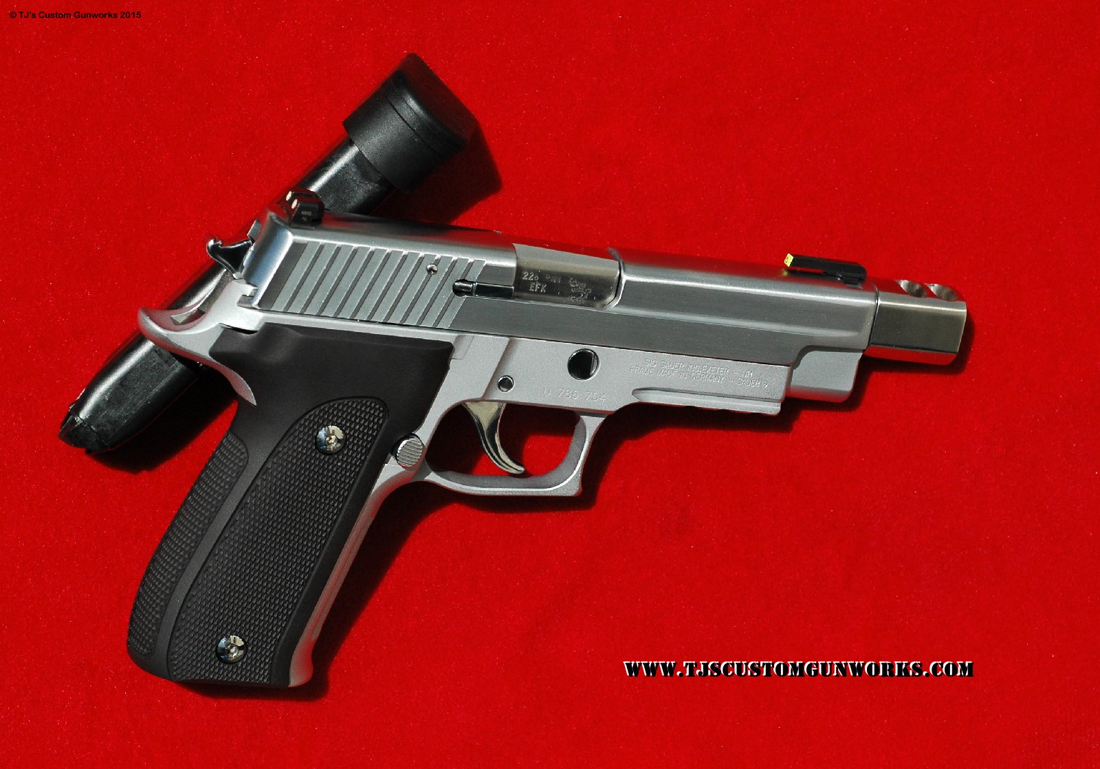 SIG SAUER P226R クロームステンレス シグ ザウエル P226レイル クロームステンレス - ガスブロー