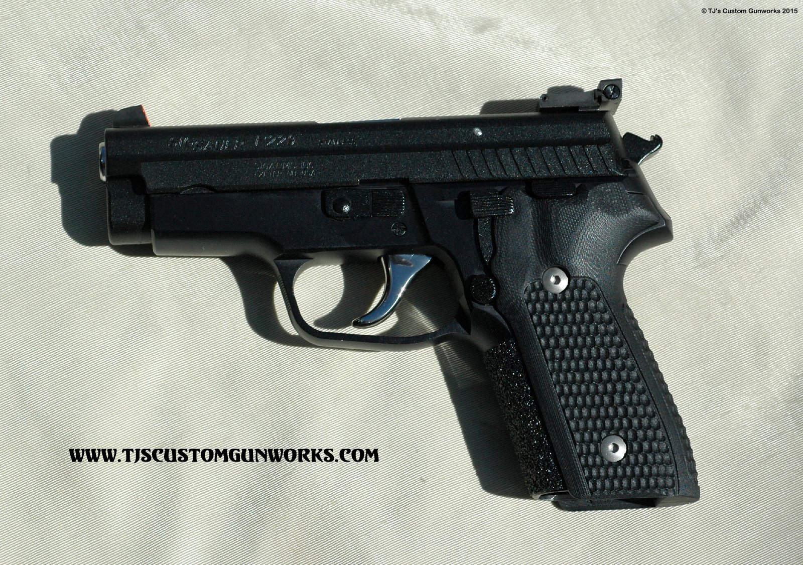 Black Teflon Sig Sauer P229 9mm Meprolight Adjustable Target Night Sights