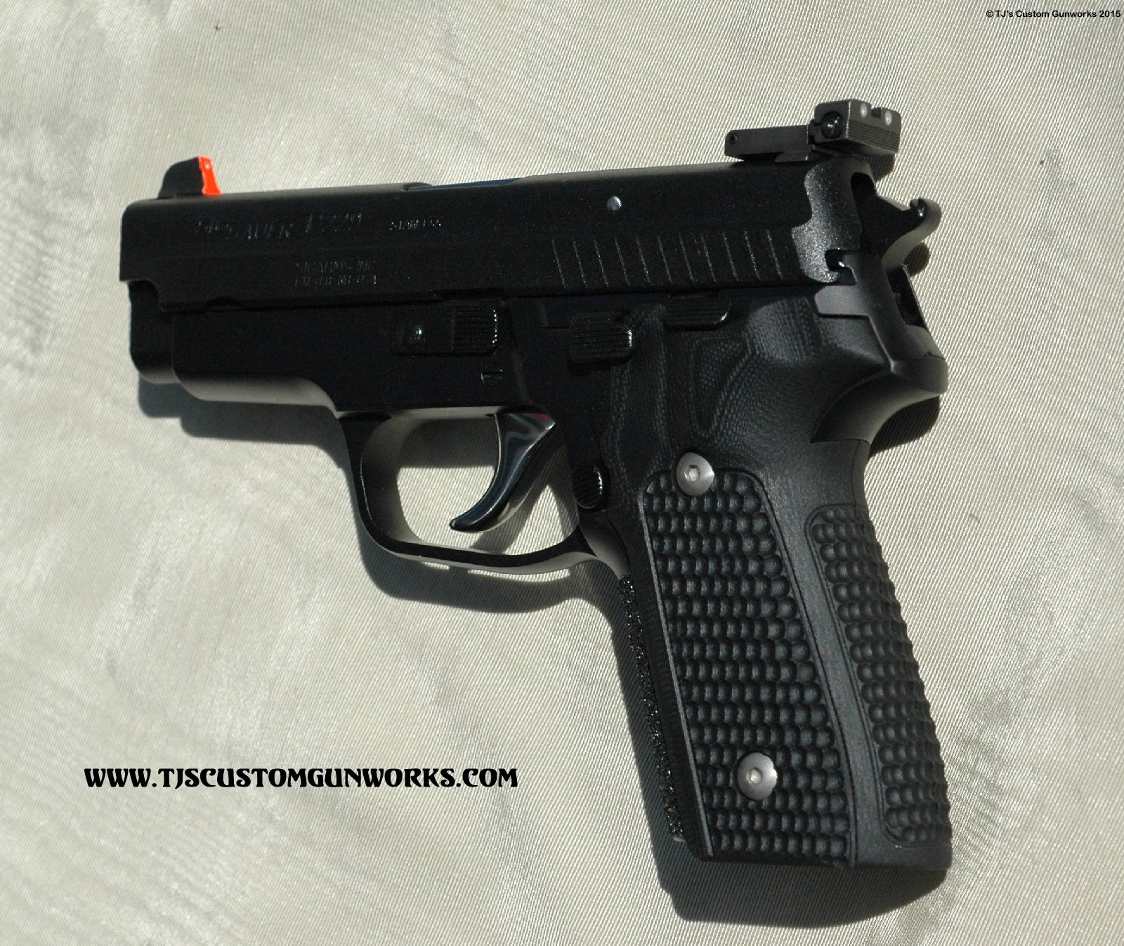 Black Teflon Sig Sauer P229 9mm Adjustable Meprolight Night Sights