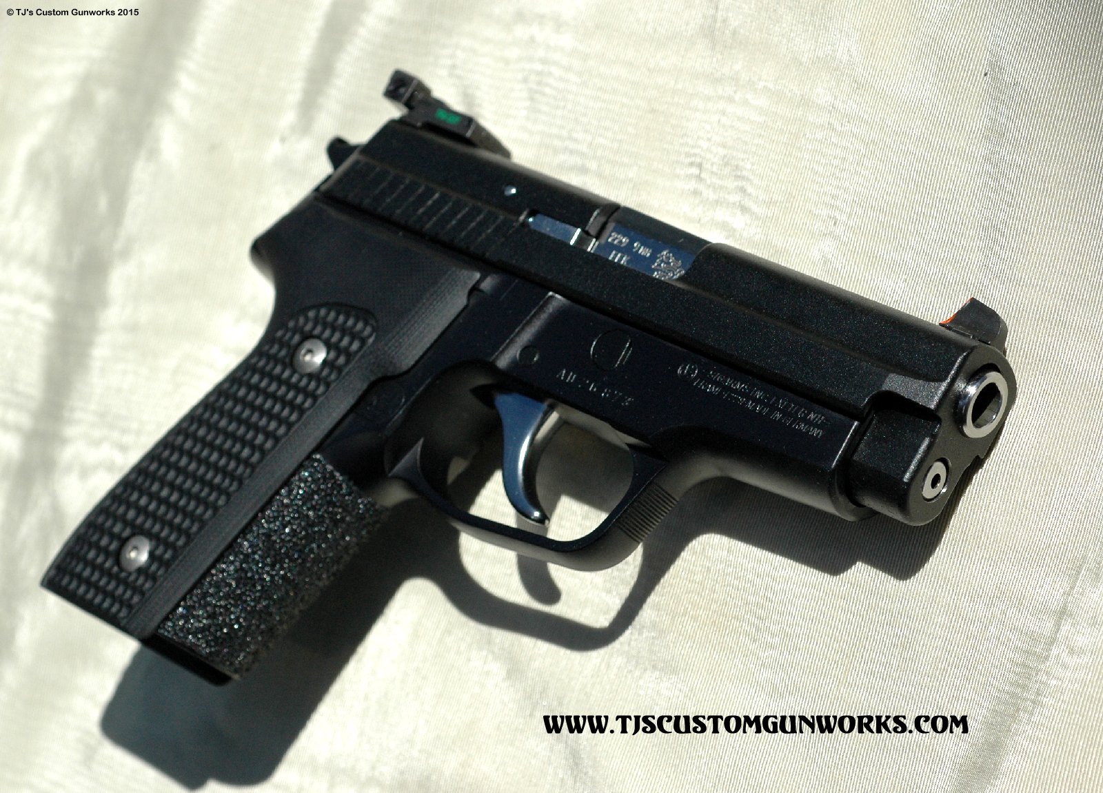 Black Teflon Sig Sauer P229 9mm Adjustable Meprolight Night Sights