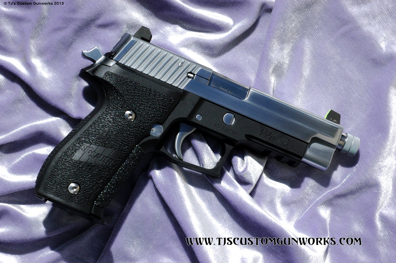 Custom SigSauer P226R Two-Tone With Tall Supr Sights