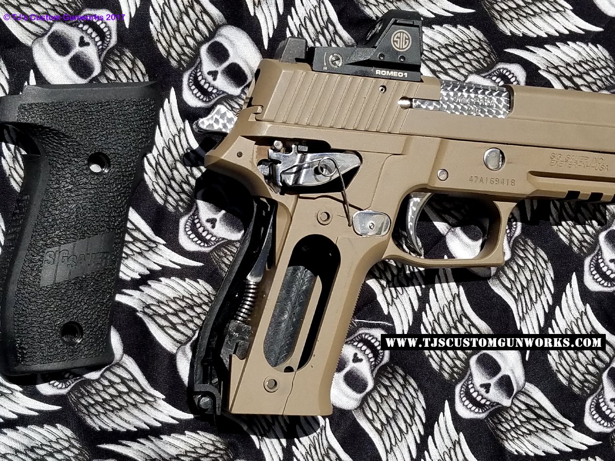 Tan Sig Sauer SigArms P226-MK25 with Romeo Red Dot Scope