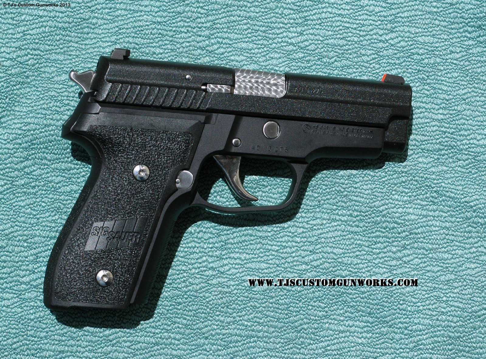 Black Teflon Sig Sauer P229 & Satin Polished Small Parts