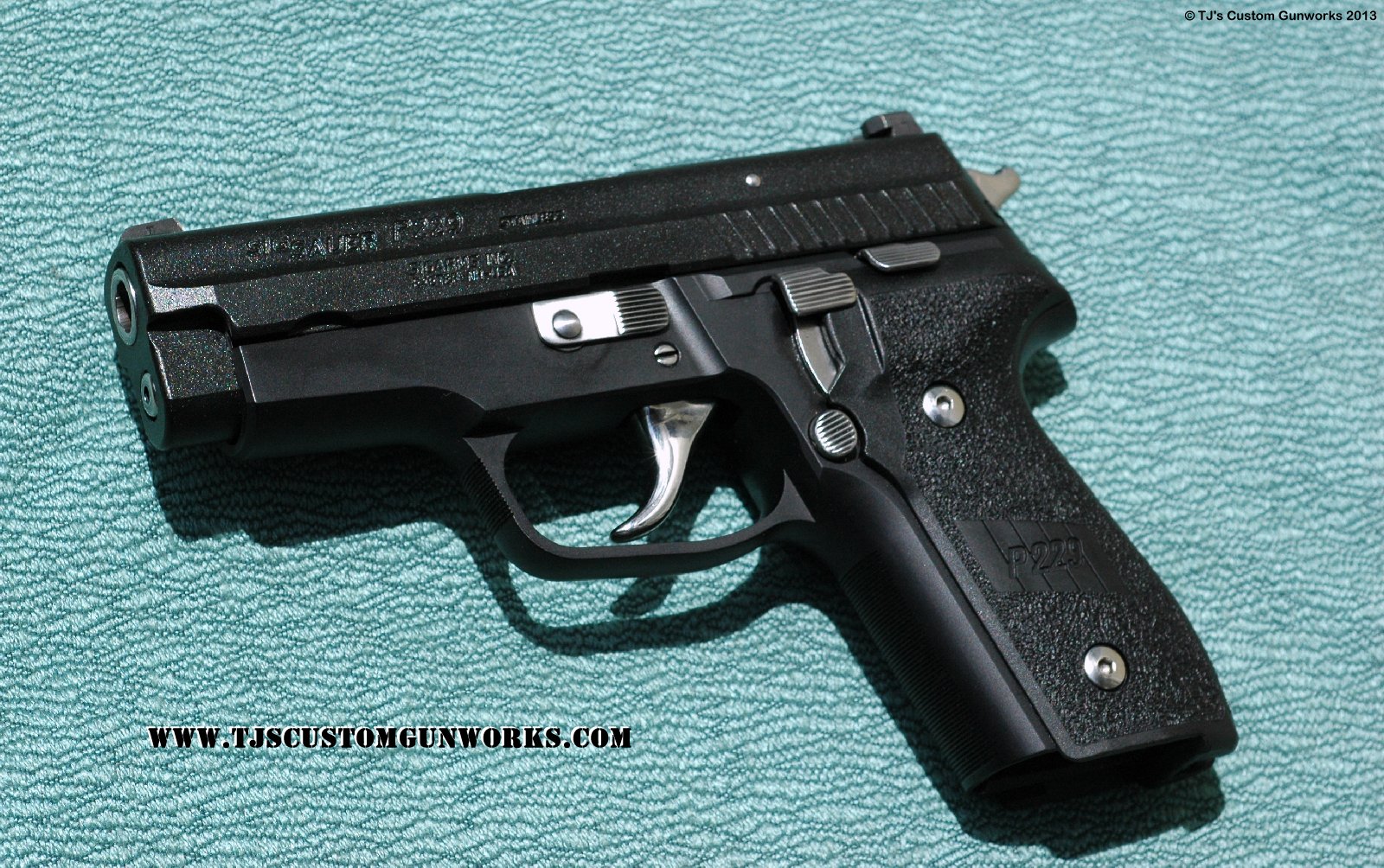 Black Teflon Sig Sauer P229 & Satin Polished Small Parts