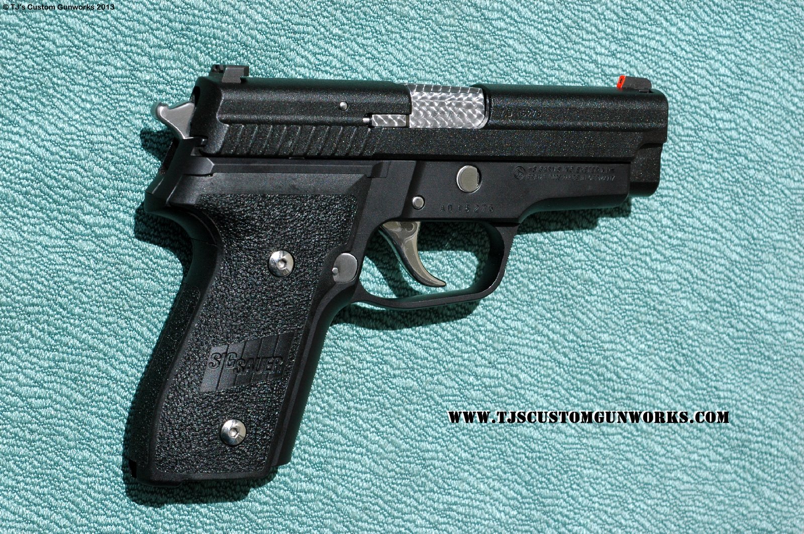 Black Teflon Sig Sauer P229 & Satin Polished Small Parts