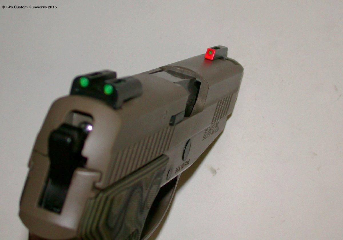 Custom Sig Sauer P239 Tan Scorpion 9mm