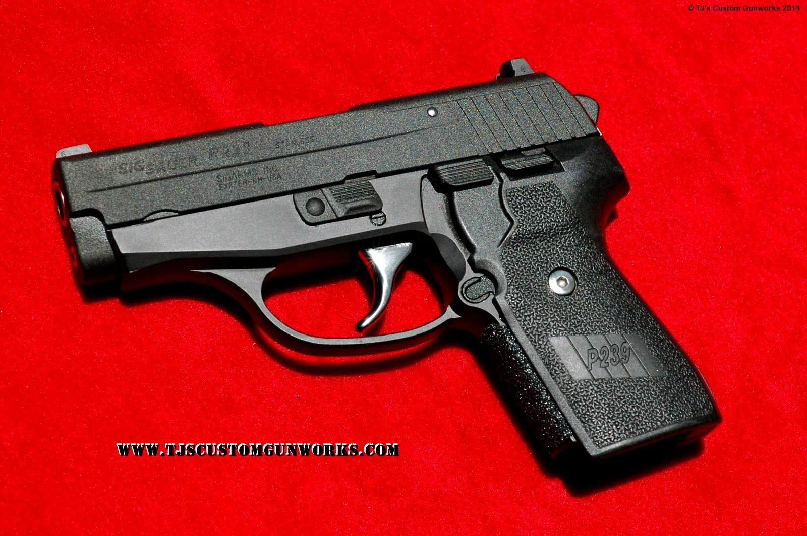 Black Teflon Sig Sauer P239 Lefty