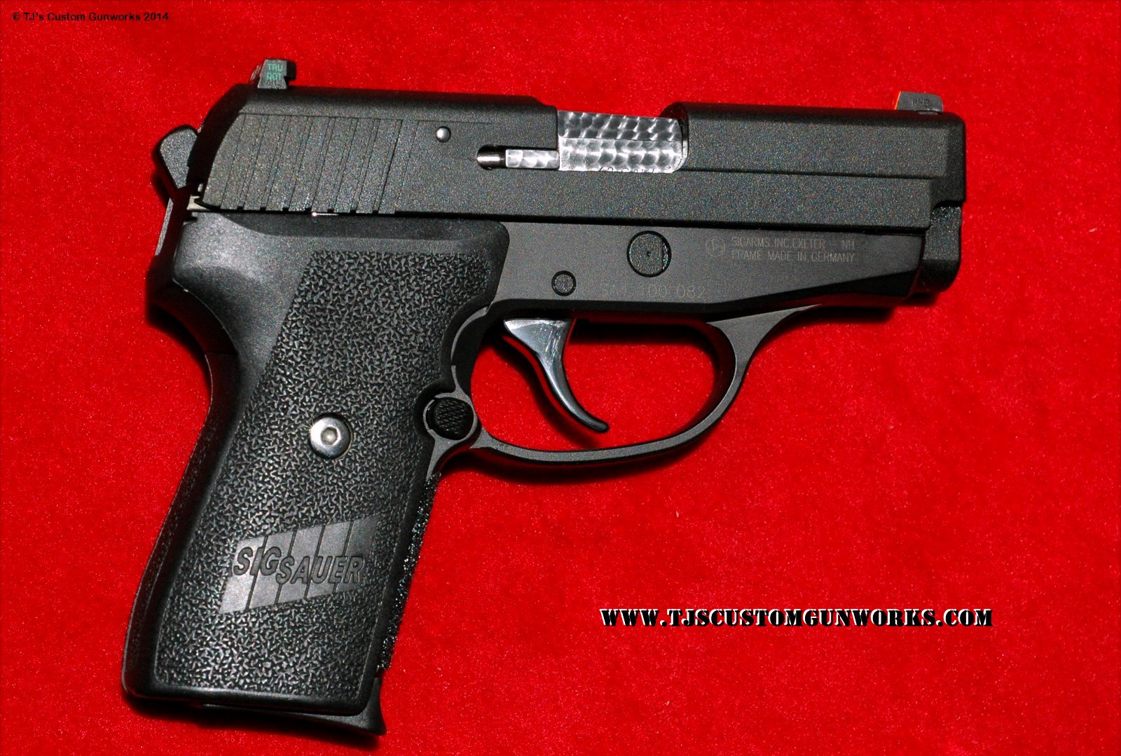 Black Teflon Sig Sauer P239 Left Handed Modified
