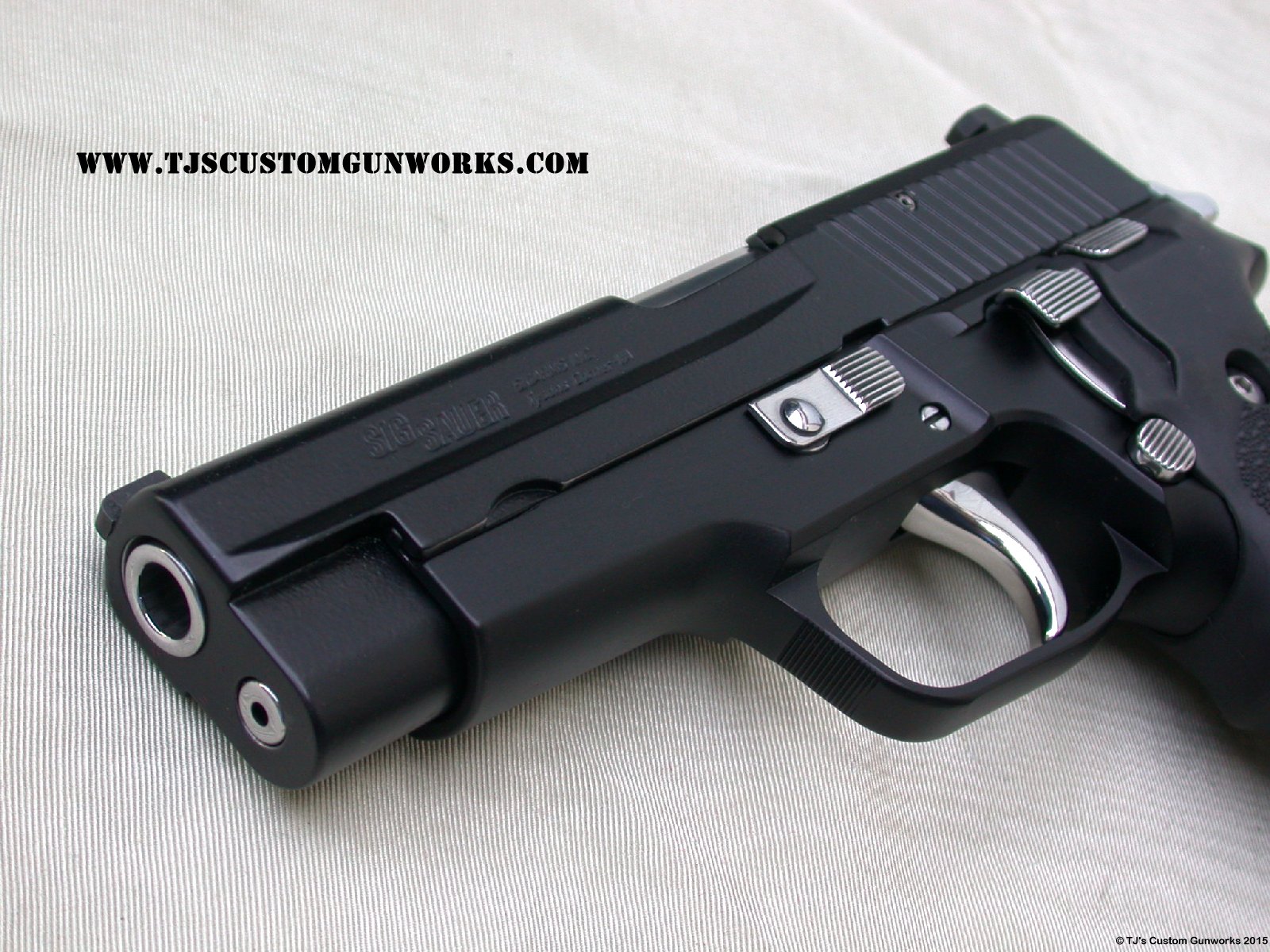 HK Black Duracoat Sig Sauer P226 & Polished Small Parts