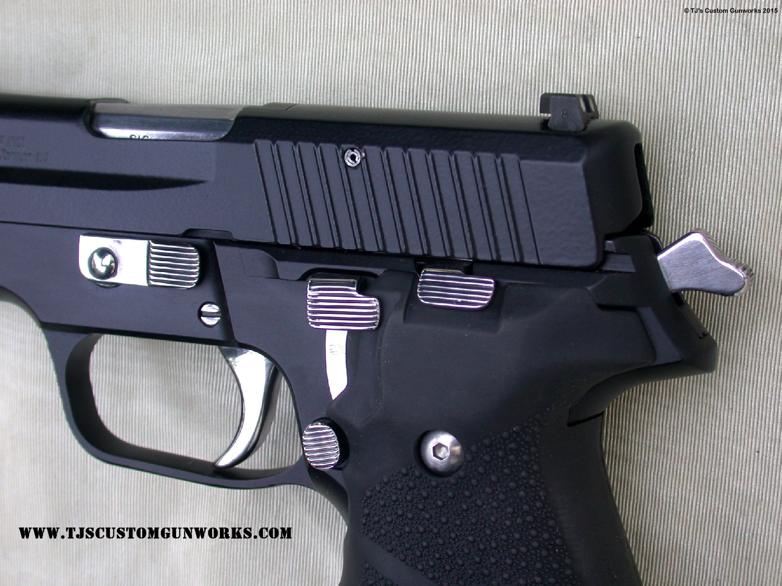 HK Black Duracoat Sig Sauer P226 & Polished Small Parts