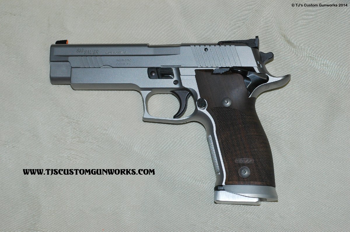 TJ's Sig Sauer X5 9mm Custom Extended Magazine Base Pad