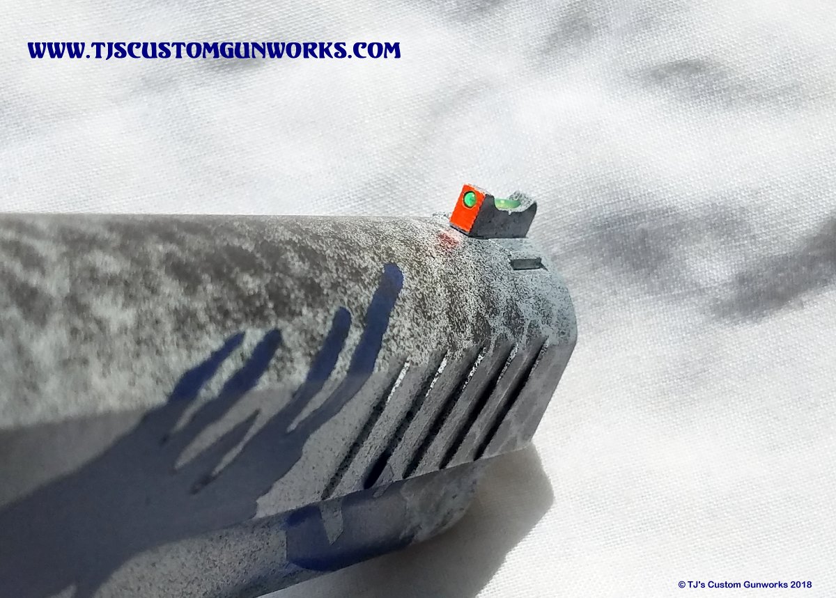 Custom Winter Smurf Hunter STI .45