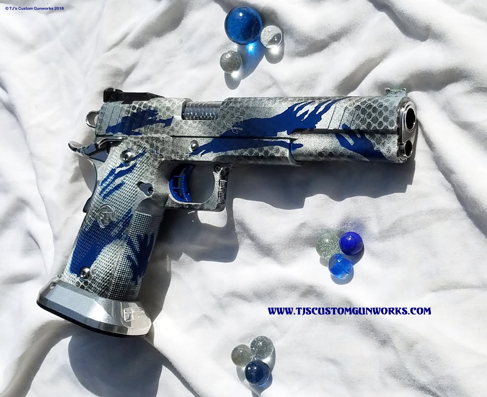Custom Winter Camoflauge STI .45