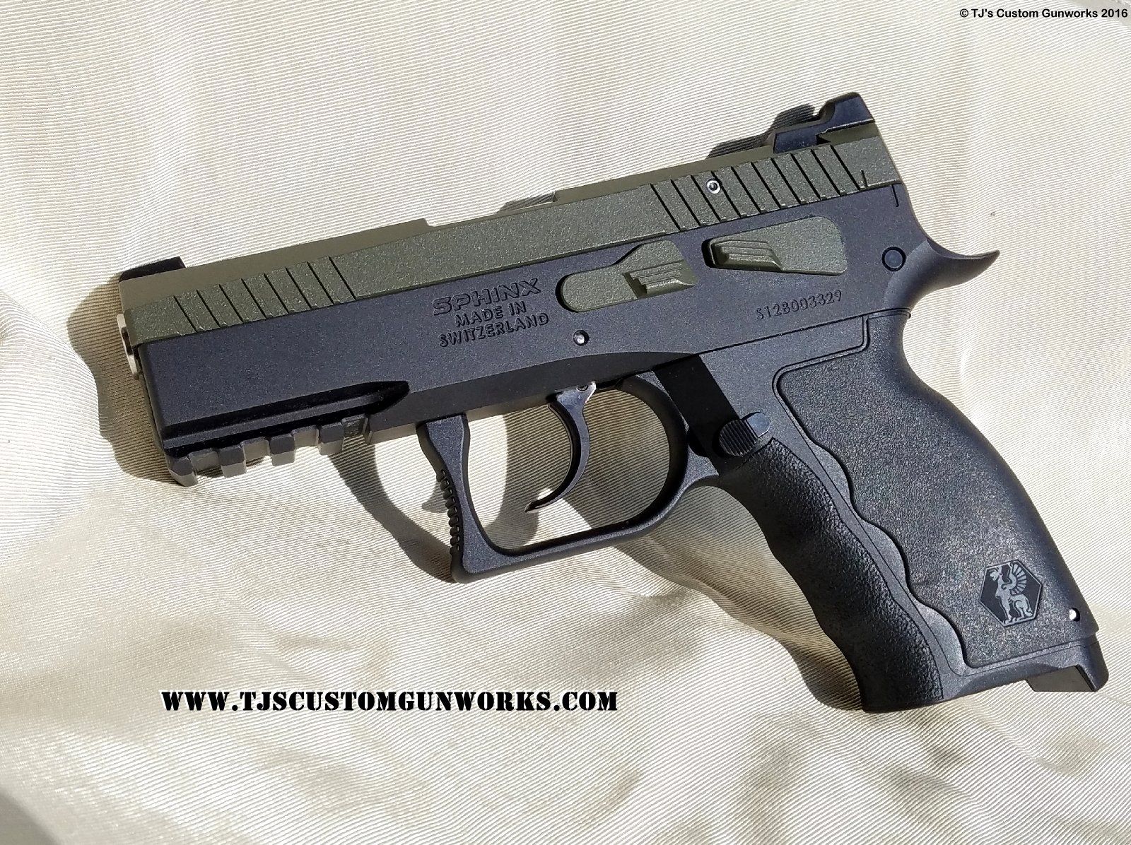 Custom Kriss Sphinx OD Green Teflon