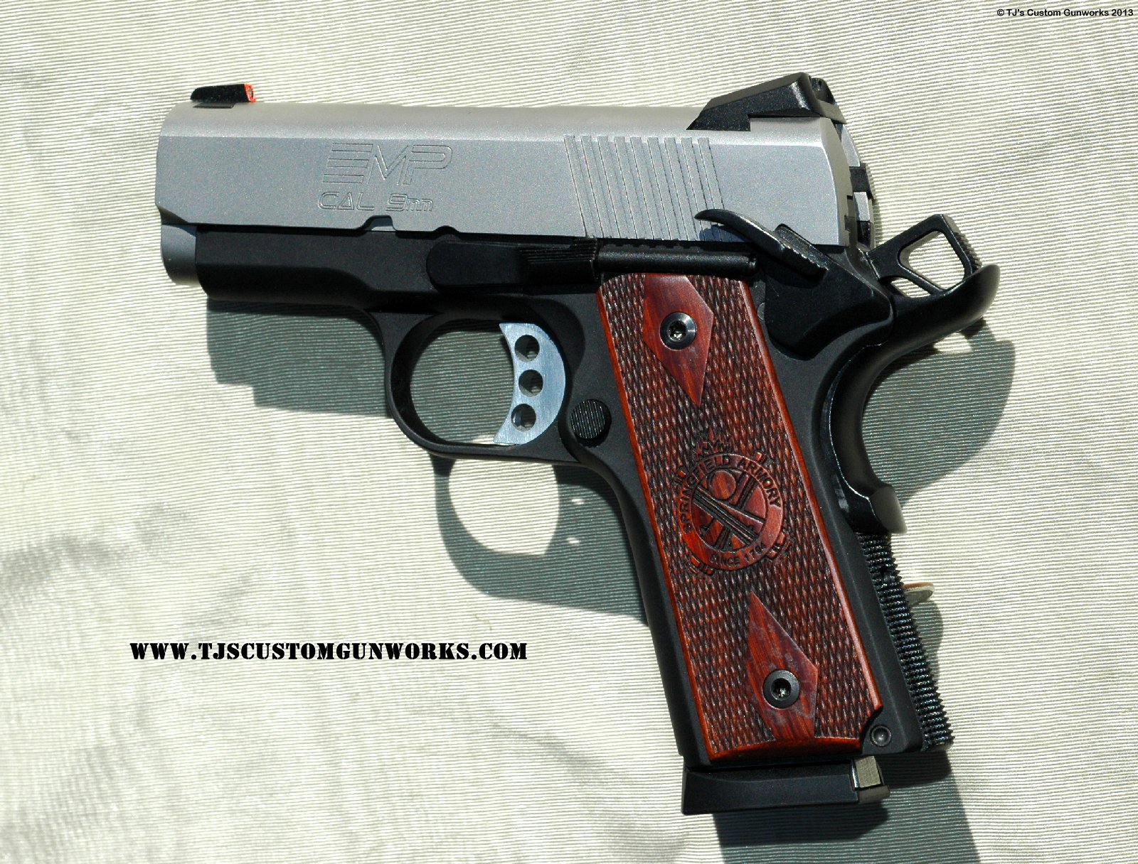 Custom Springfield Armory EMP 9mm 2-Tone 1911