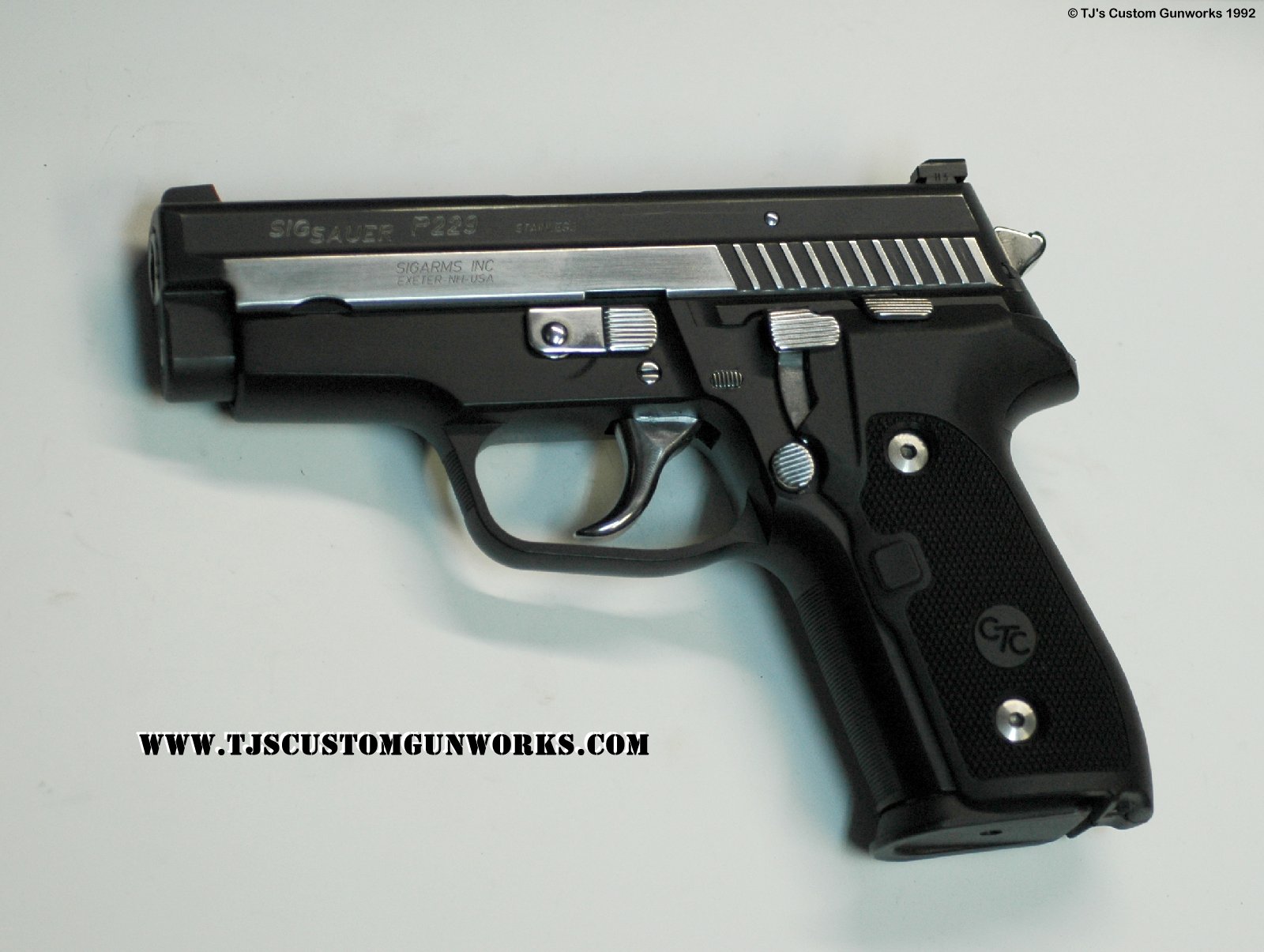 TJ's Custom 1/2 Polished Sig P229 Pre-Equinox Prototype