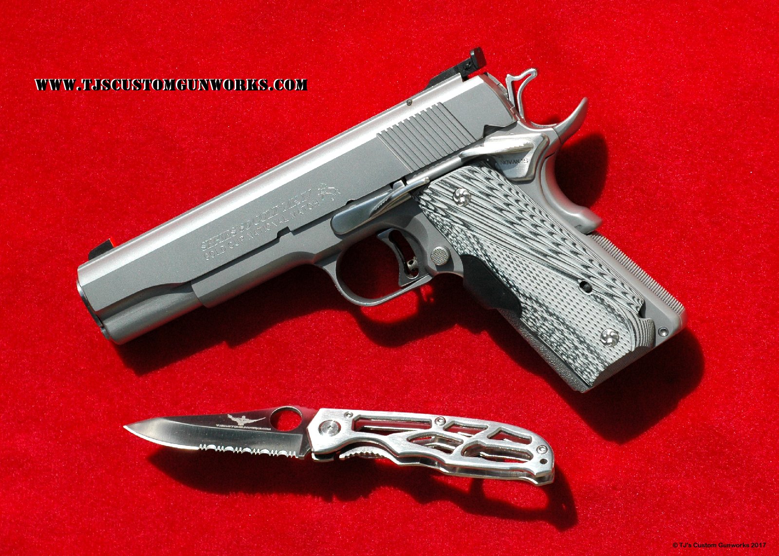 Custom Stainless Colt GoldCup .45