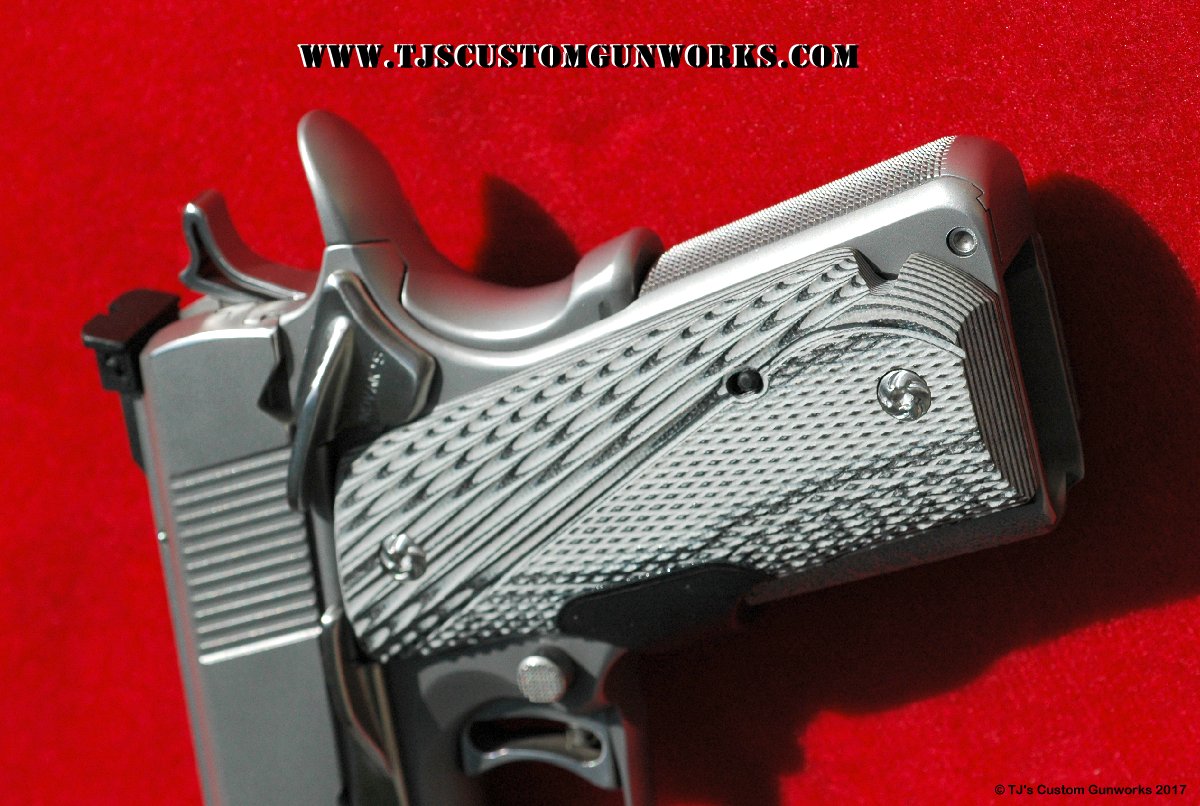 Custom Stainless Colt GoldCup .45