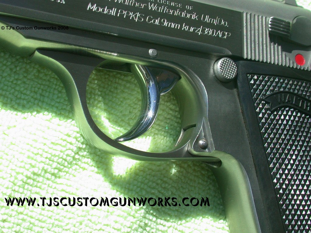 Walther PPKS Custom Rounded & Polished Trigger