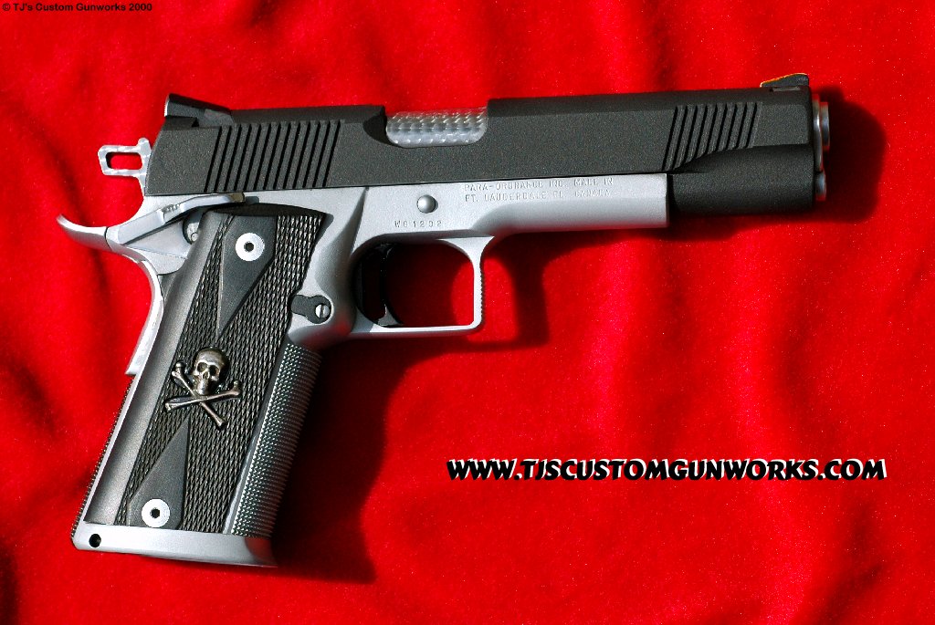 Custom Skull & Bones Para Ordnance P14 .45