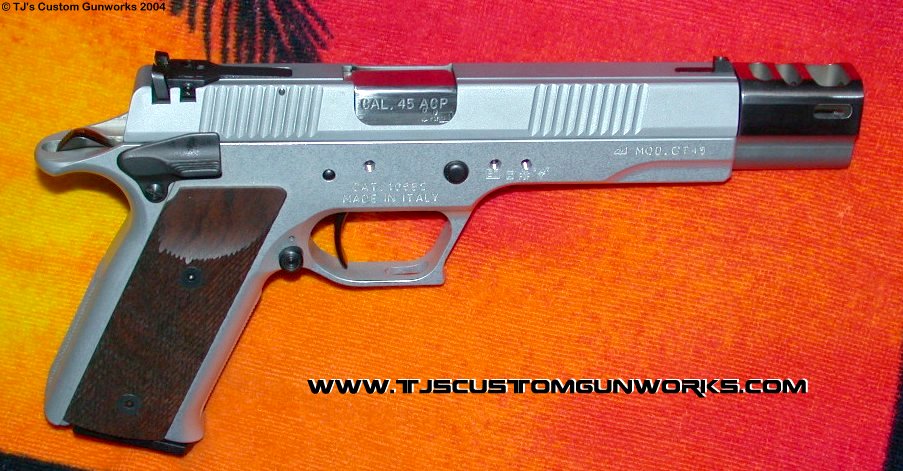 Custom Compensated Pardini GT45 .45 ACP Auto Built For Mr & Mrs Smith Movie